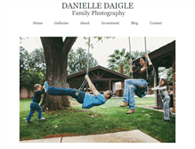 Tablet Screenshot of danielledaigle.com